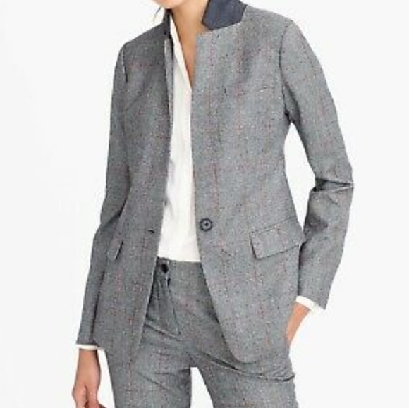 J. Crew Jackets & Blazers - J. Crew Gray Glen Plaid Regent Blazer